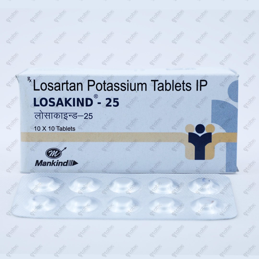 Losakind 25mg Tablet 10's