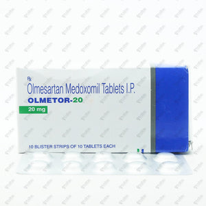 Olmetor 20mg Tablet 10's