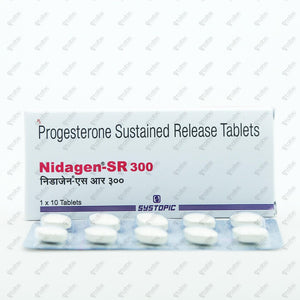 Nidagen SR 300mg Tablet 10's