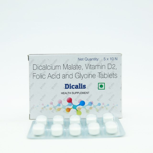 Dicalis Tablets 10's - Calcium Supplement
