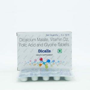Dicalis Tablets 10's - Calcium Supplement