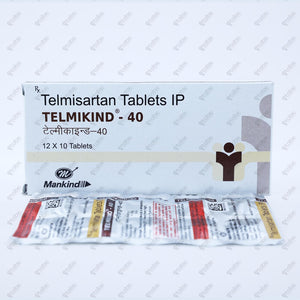 Telmikind 40mg Tablet 10's