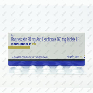 ROZUCOR F 20mg Tablets (10's)