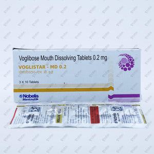 Voglistar MD 0.2mg Tablet 10's