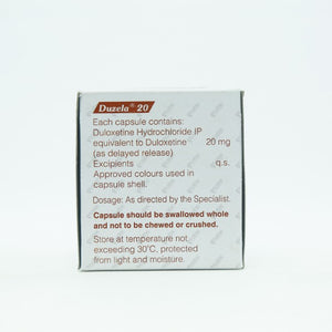 Duzela 20mg Tablet 10's
