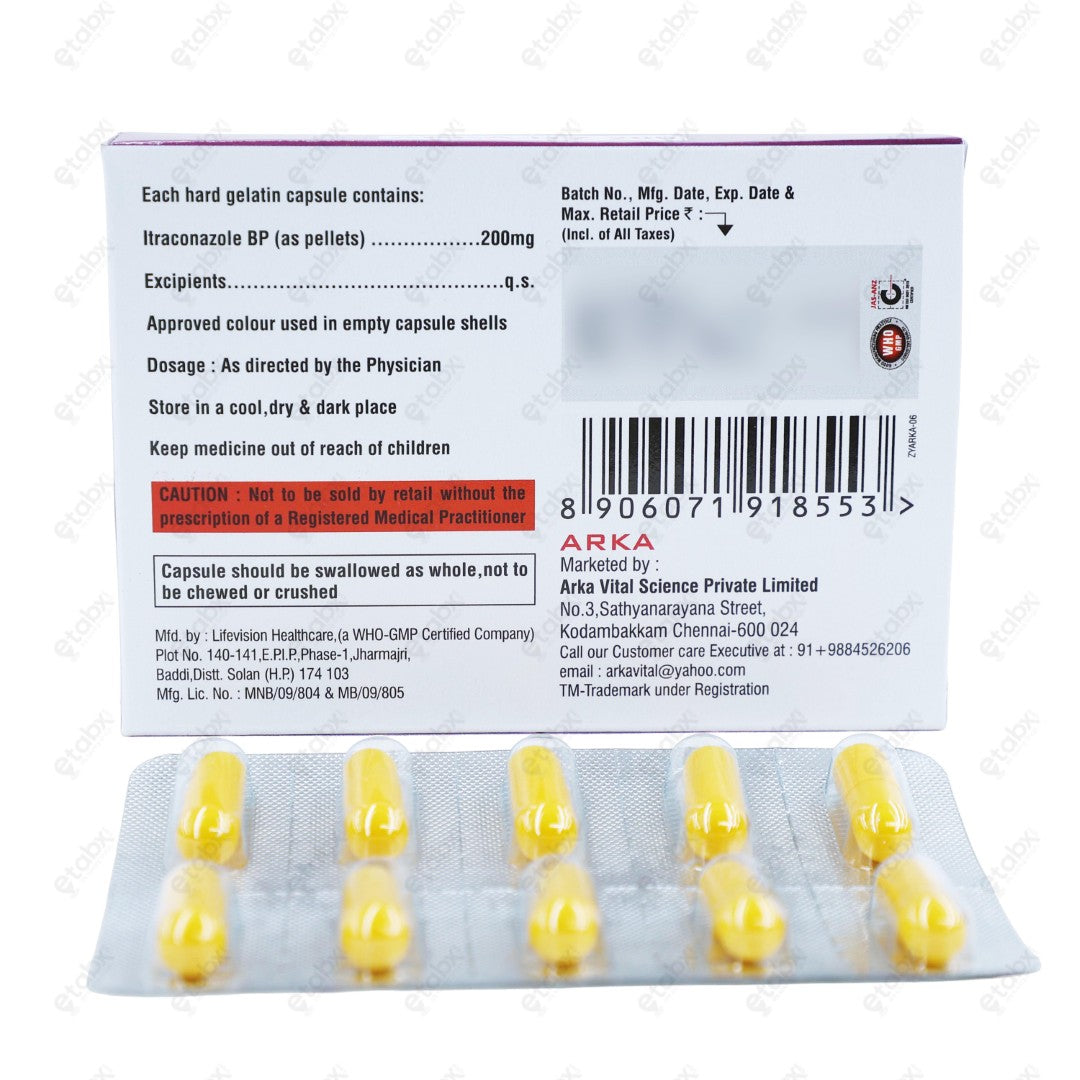ARKA ITZ 200mg Capsule 10's