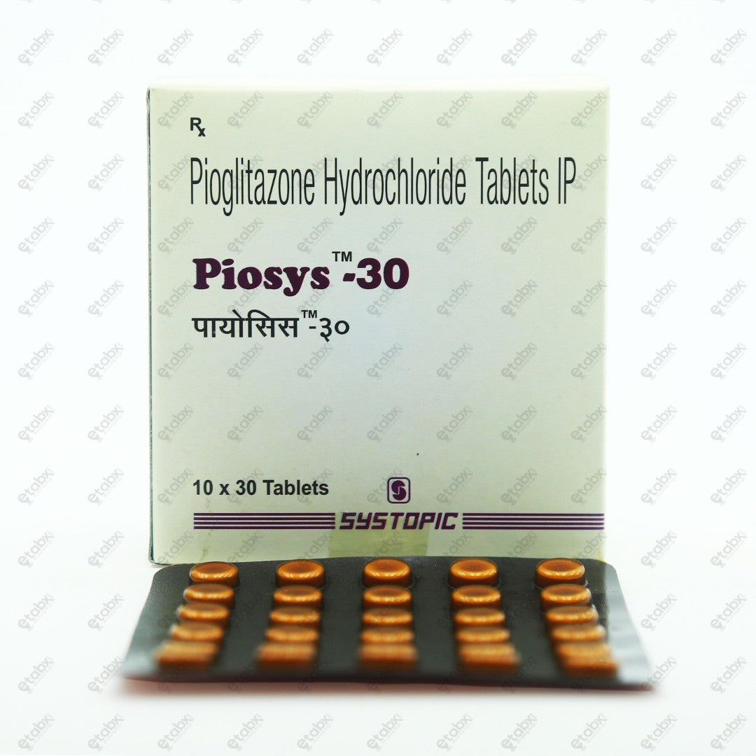 PIOSYS 30 Tablets 30's