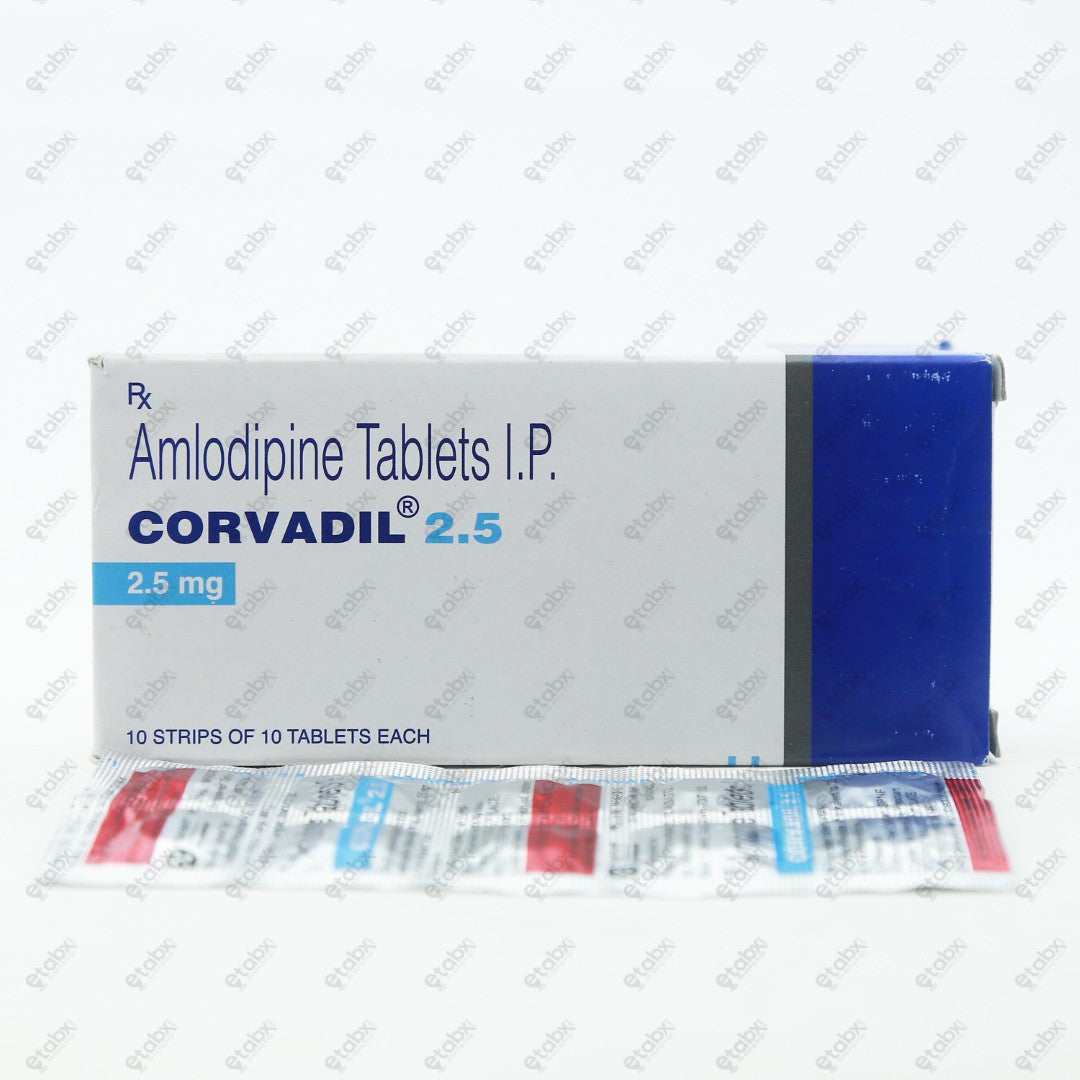 Corvadil 2.5mg Tablet 10's