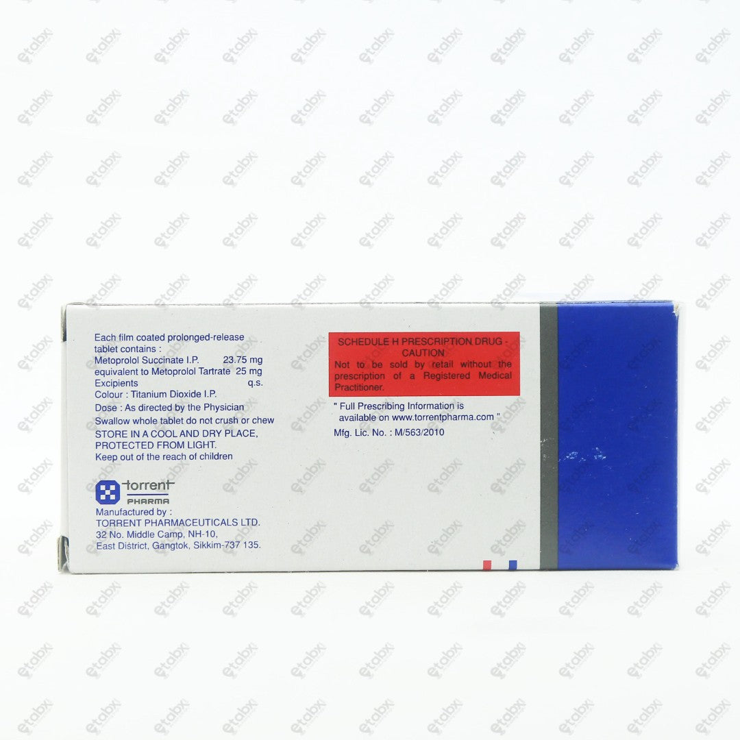 METOCARD XL 25mg Tablet (Metoprolol)