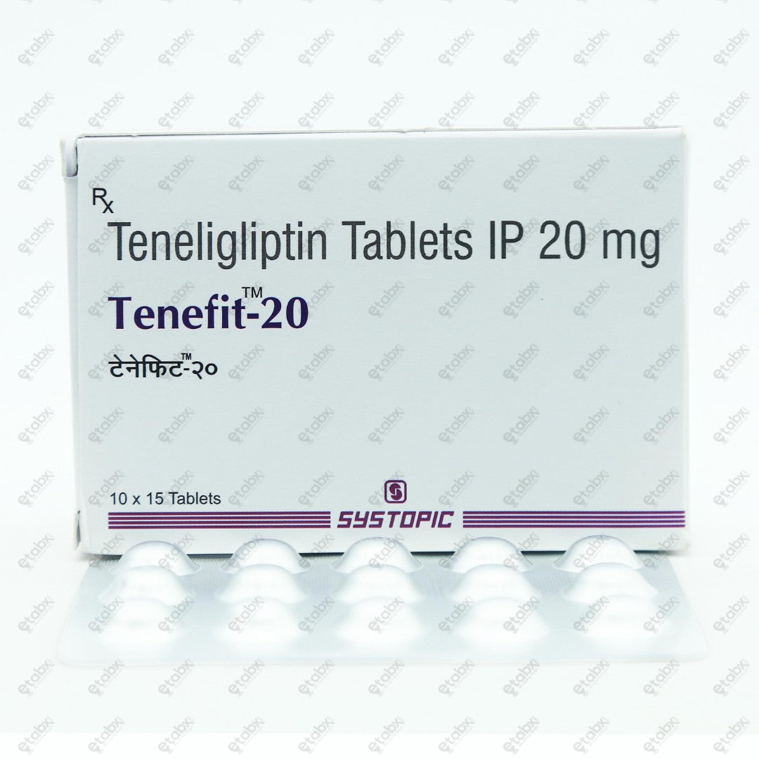 TENEFIT 20MG TABLETS 15's