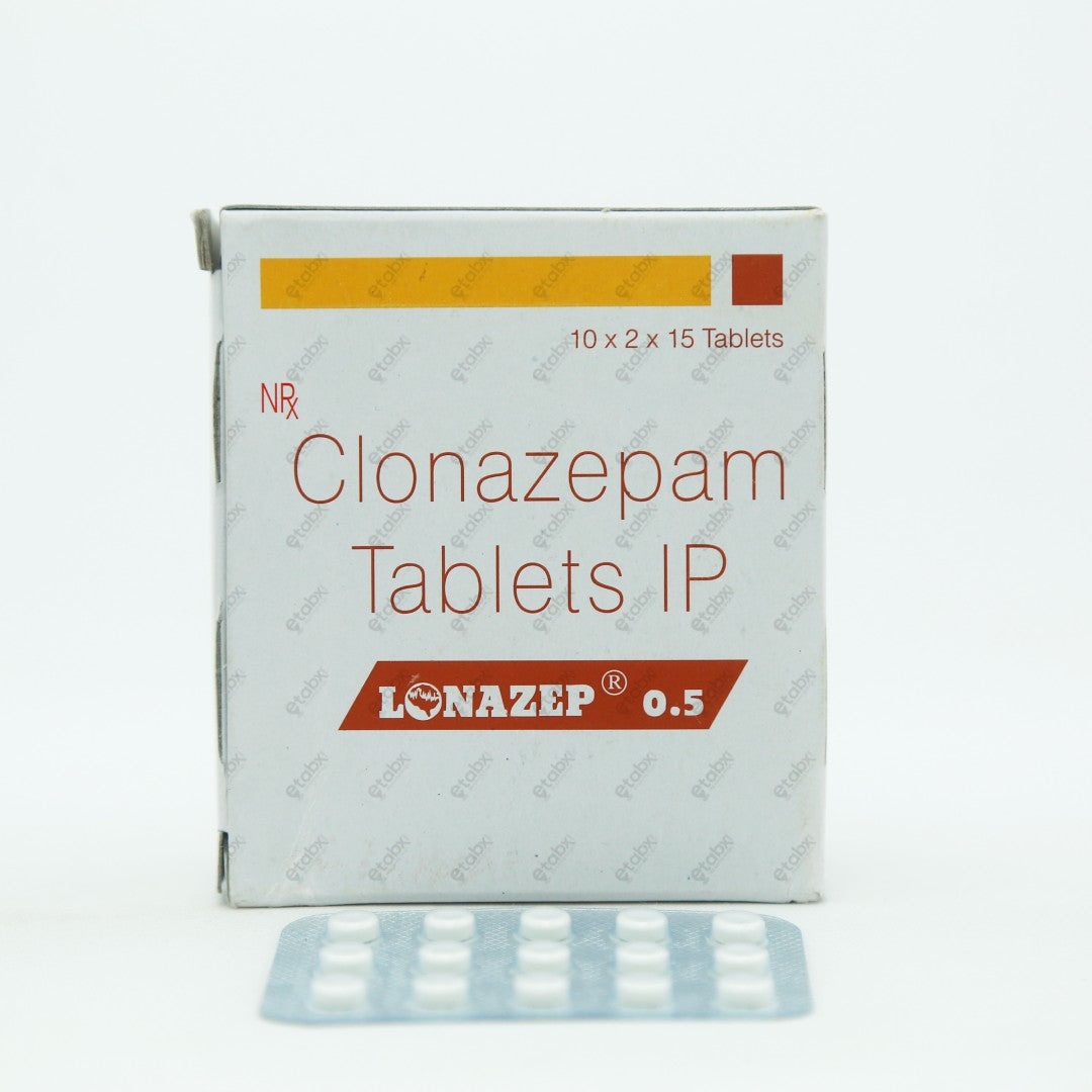 Lonazep 0.5mg Tablet 15's - Antiepileptic