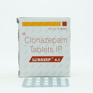 Lonazep 0.5mg Tablet 15's - Antiepileptic