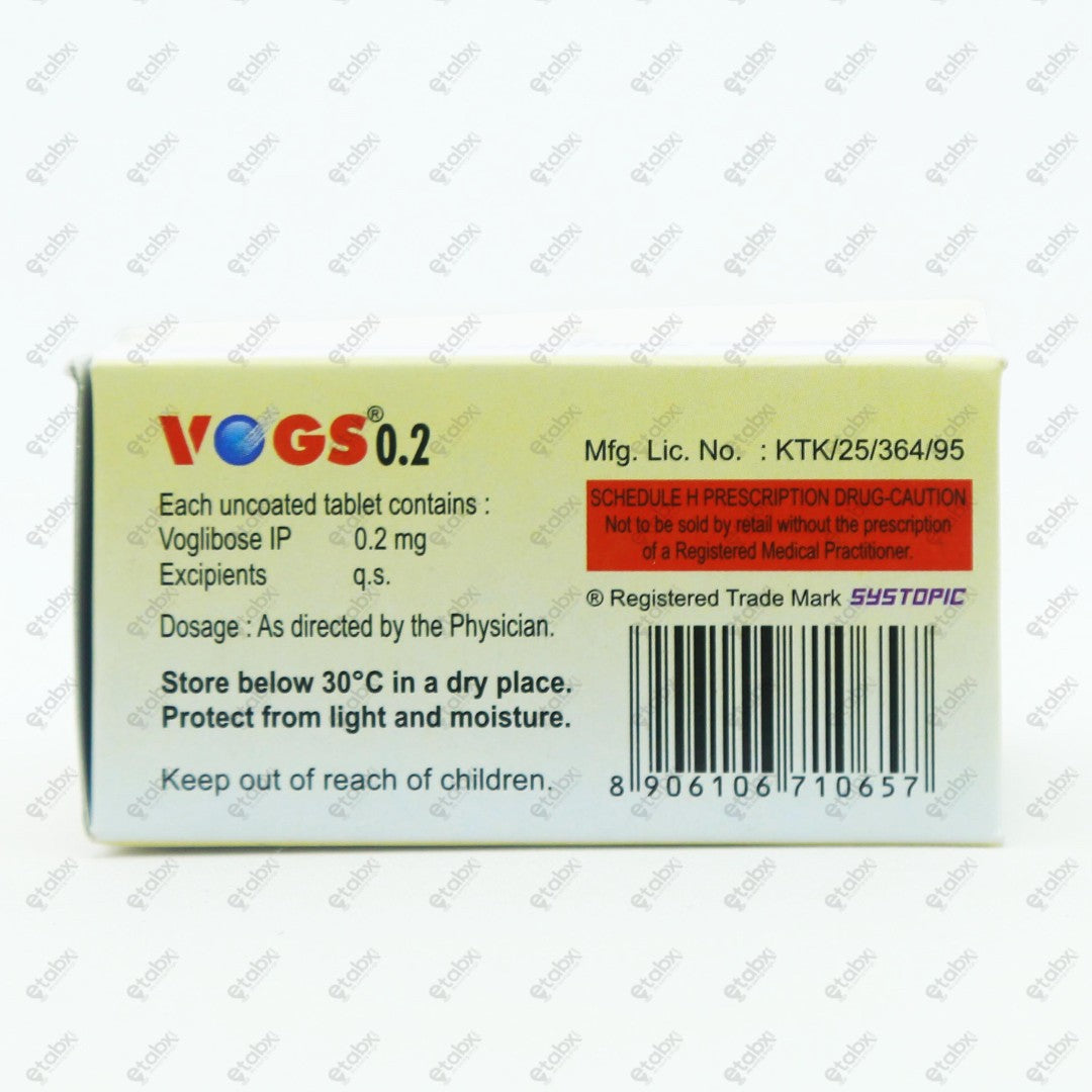 Vogs 0.2 mg Tablet 30's