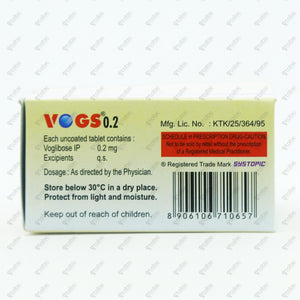 Vogs 0.2 mg Tablet 30's