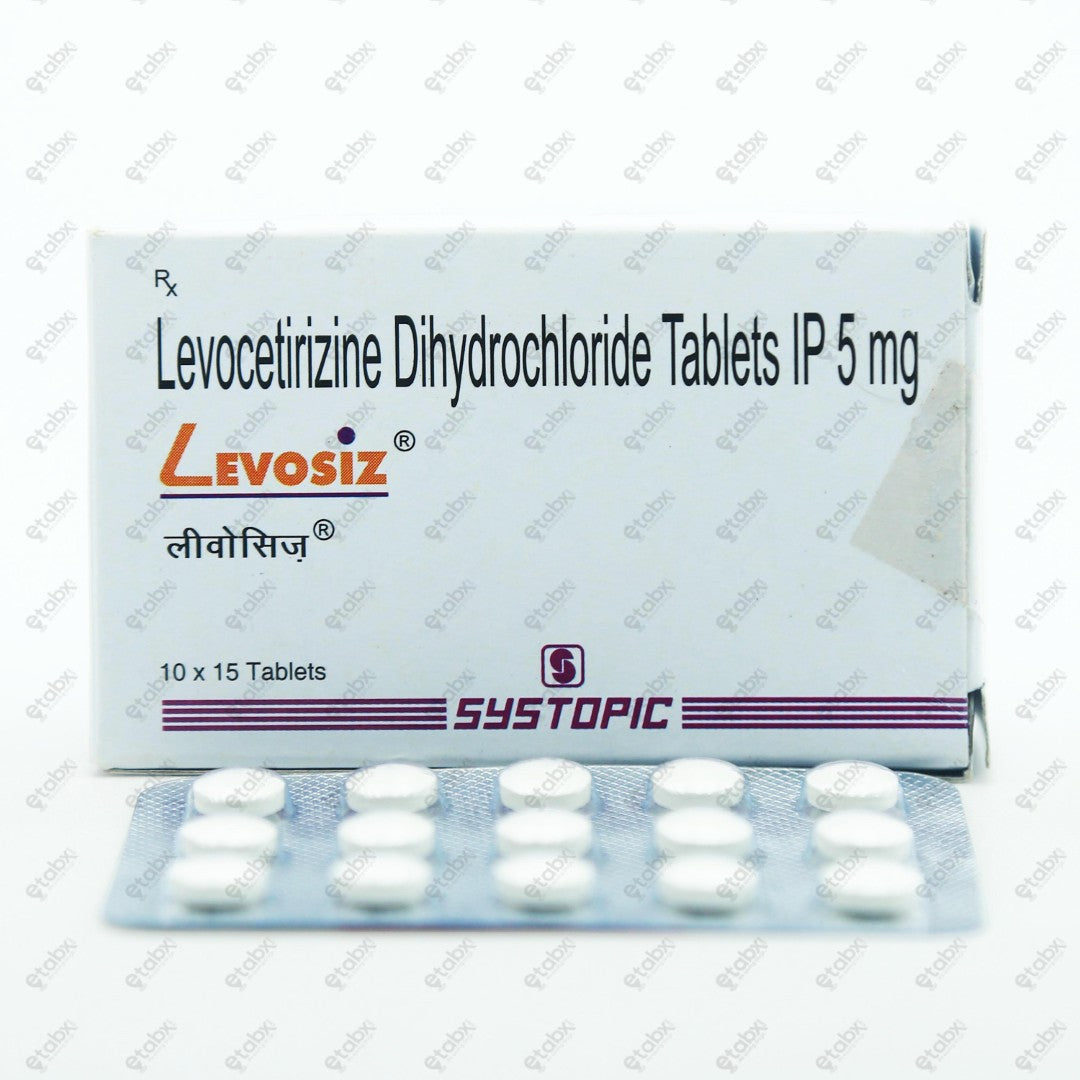 LEVOSIZ 5mg Tablets 15's