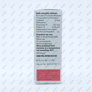 Formoflo 125mcg Tranutritional Supplement Haler