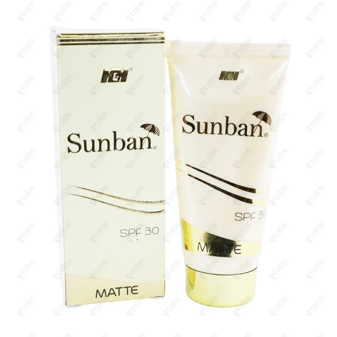 SUNBAN MATTE GEL 75GM