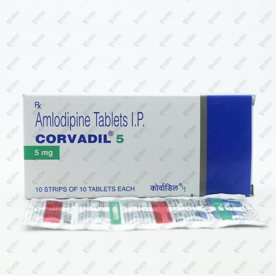 Corvadil 5mg Tablet 10's