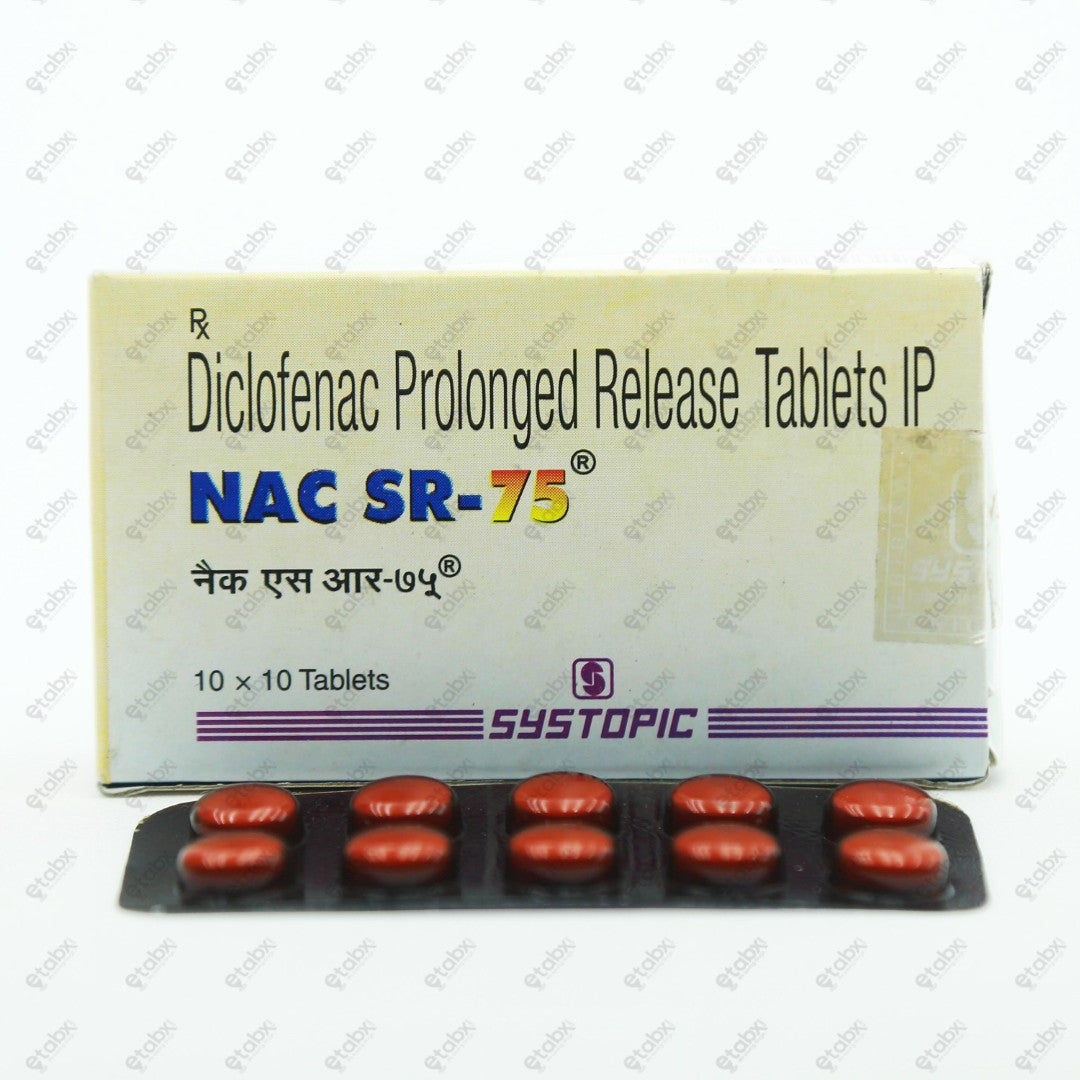 NAC SR 75mg Tablets 10's