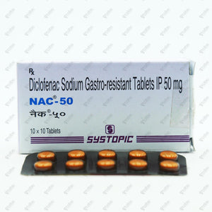 NAC 50mg Tablets 10's