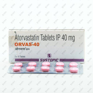 Orvas 40mg Tablets 10's