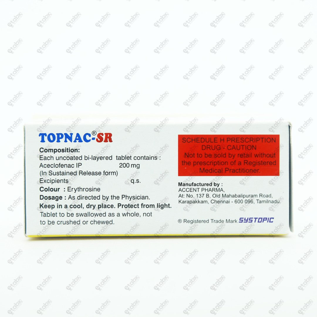 Topnac SR Tablets 10's