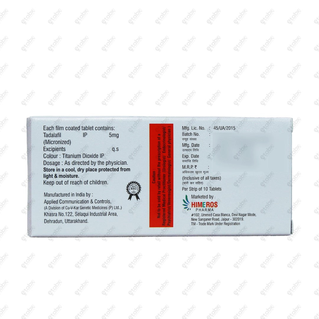 Tadox 5mg Tablet 10s