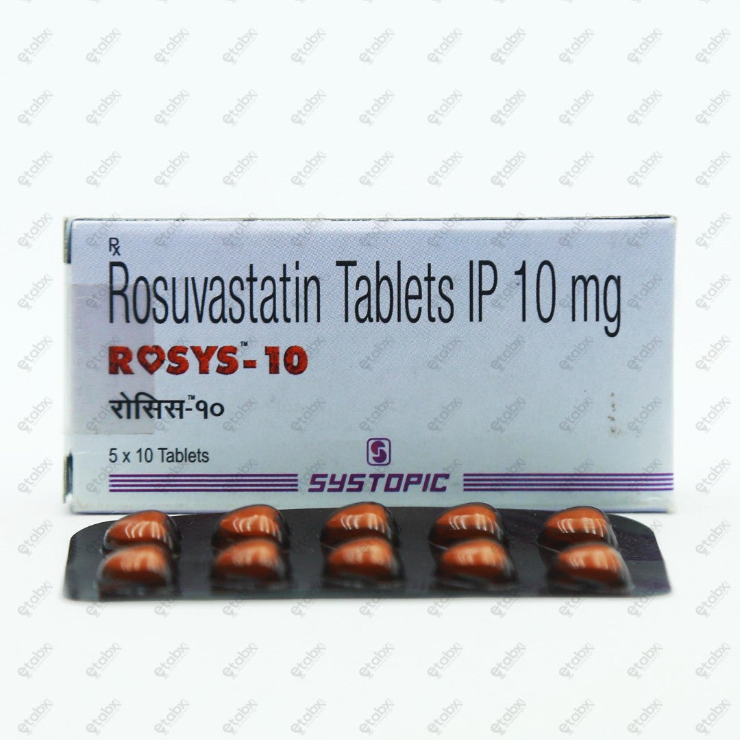 Rosys 10mg Tablet 10's