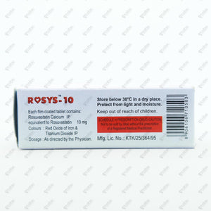 Rosys 10mg Tablet 10's