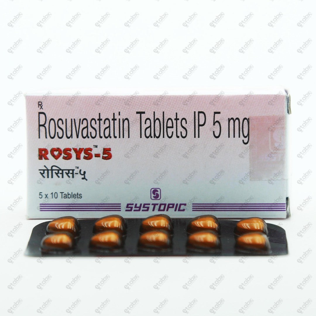Rosys 5mg Tablet 10's