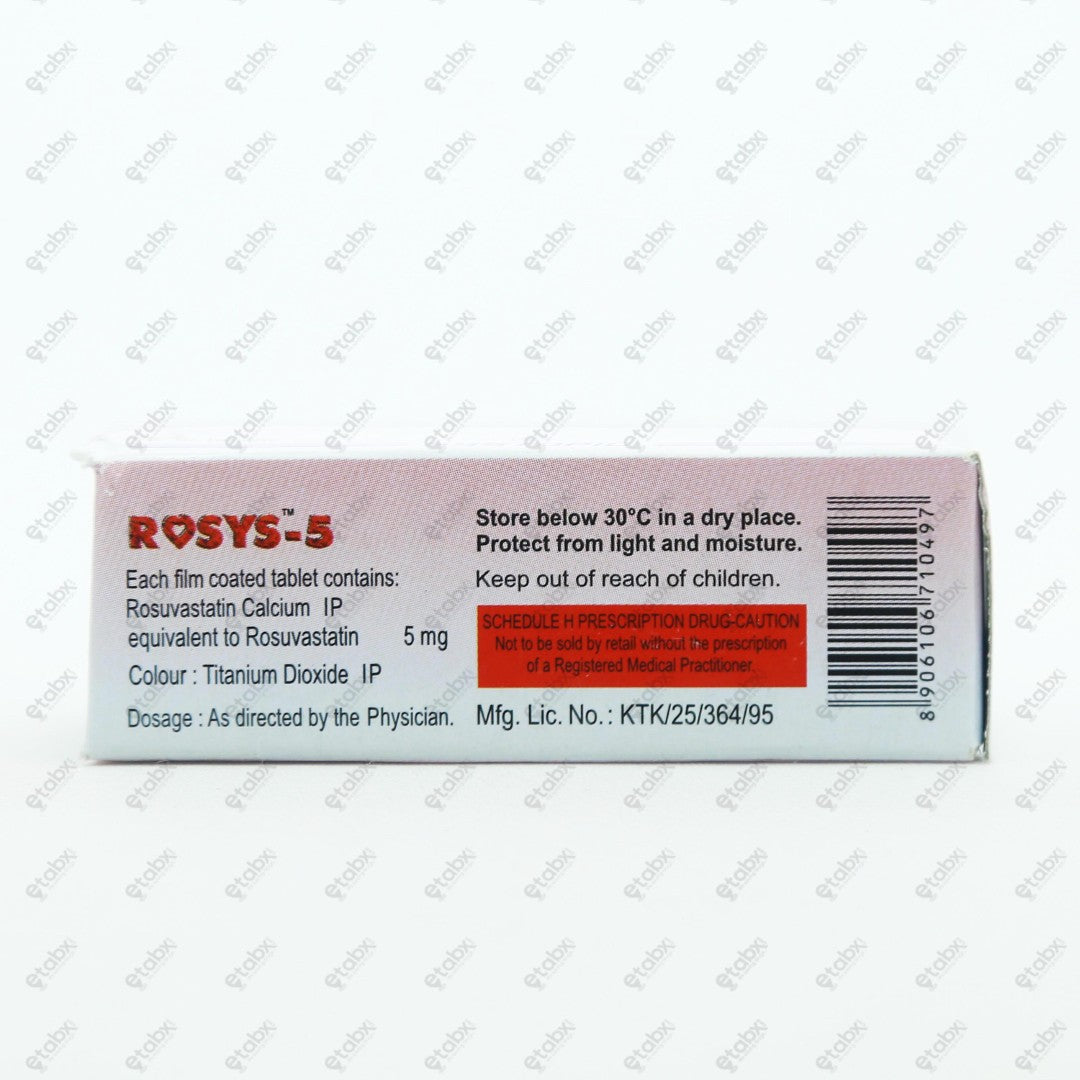 Rosys 5mg Tablet 10's