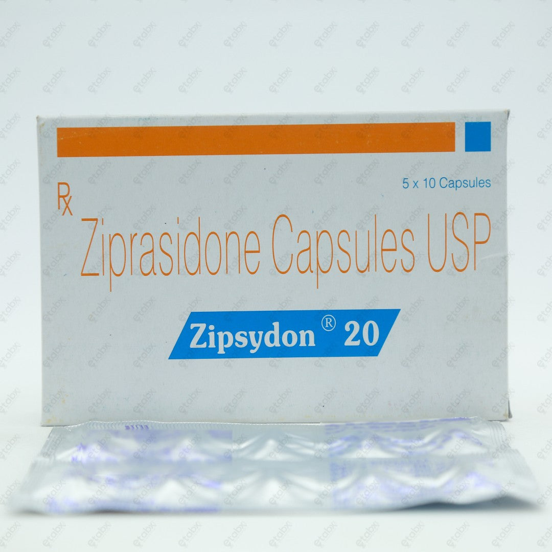 Zipsydon 20mg Capsule 10's