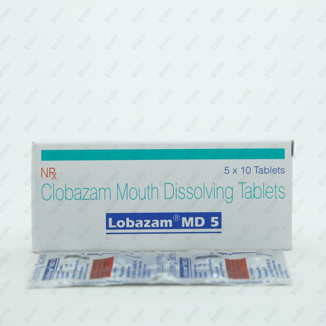 Lobazam MD 5mg Tablets 10's