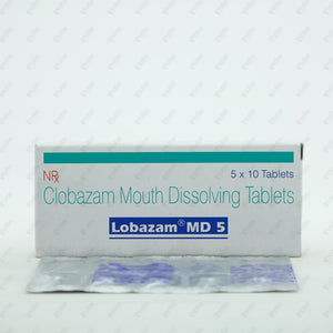 Lobazam MD 5mg Tablets 10's