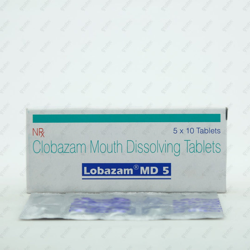 Lobazam MD 5mg Tablets 10's