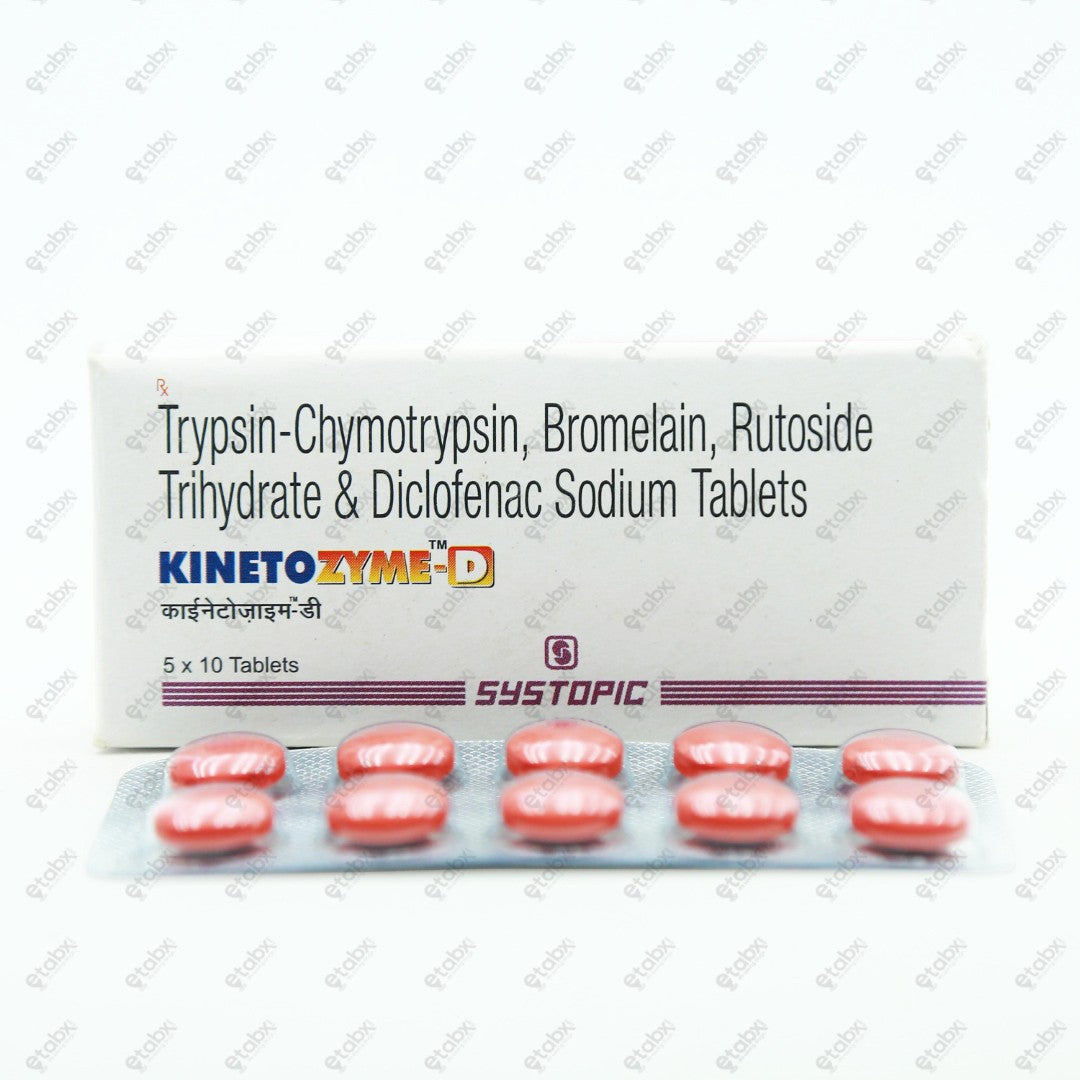 Kinetozyme D Tablets 10's