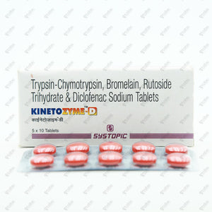 Kinetozyme D Tablets 10's