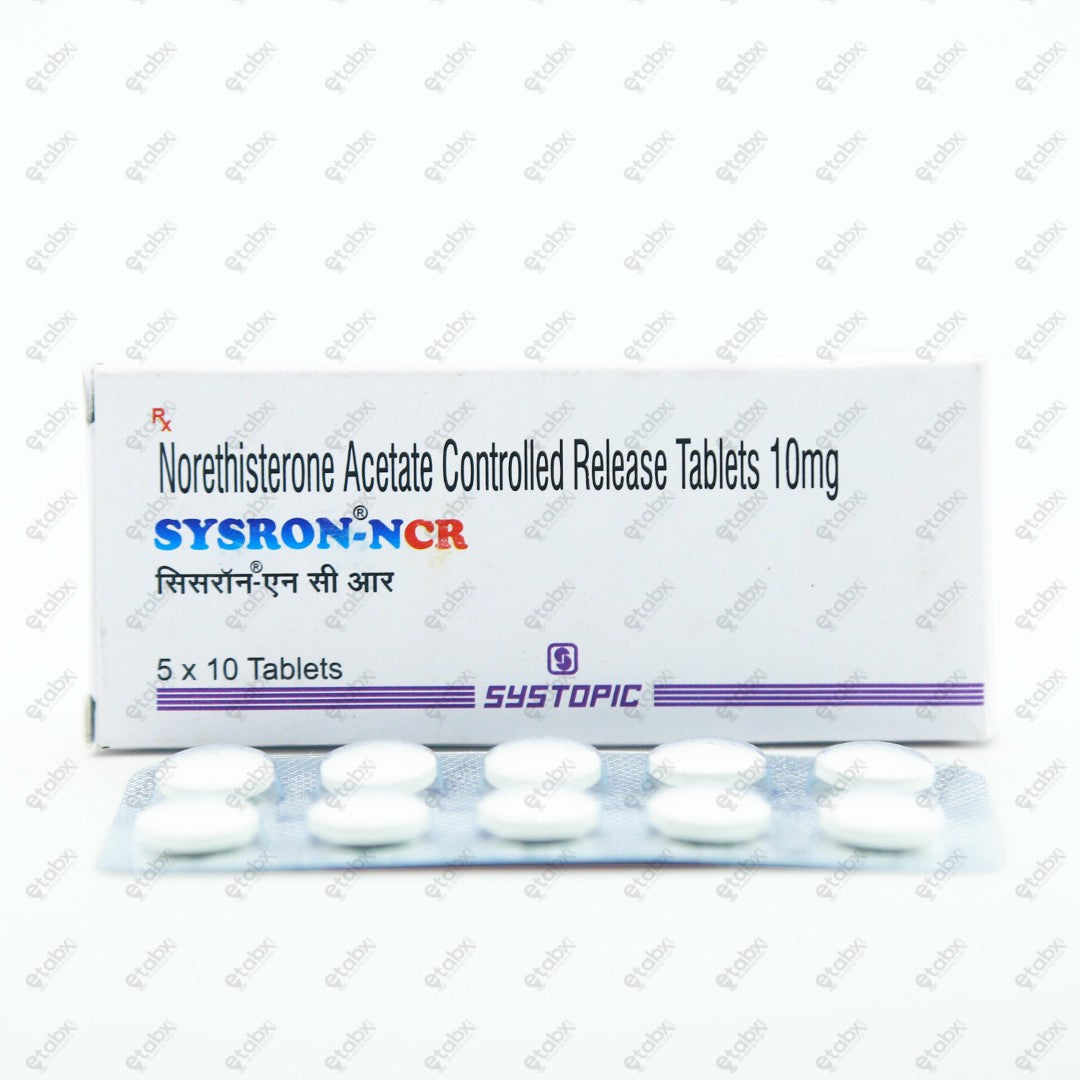Sysron NCR Tablets 10's