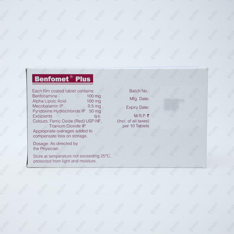 Benfomet Plus Capsule 10's