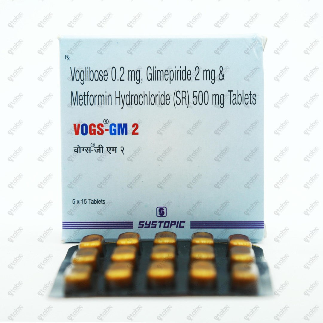 Vogs GM 2 Tablets 15's