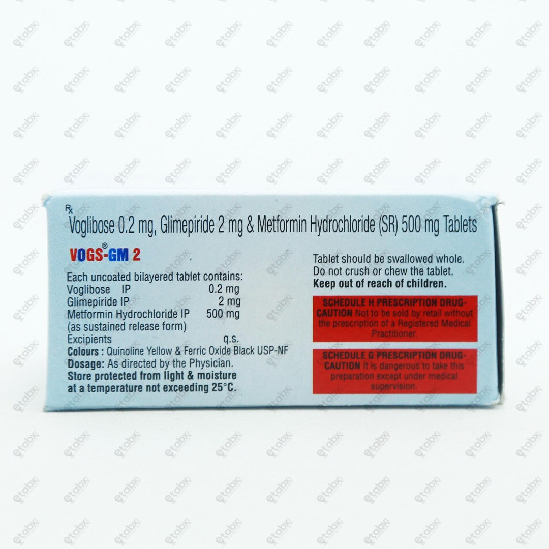Vogs GM 2 Tablets 15's