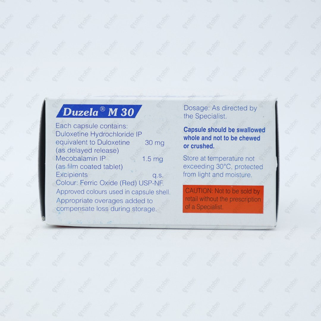 Duzela M 30mg Tablets 10's