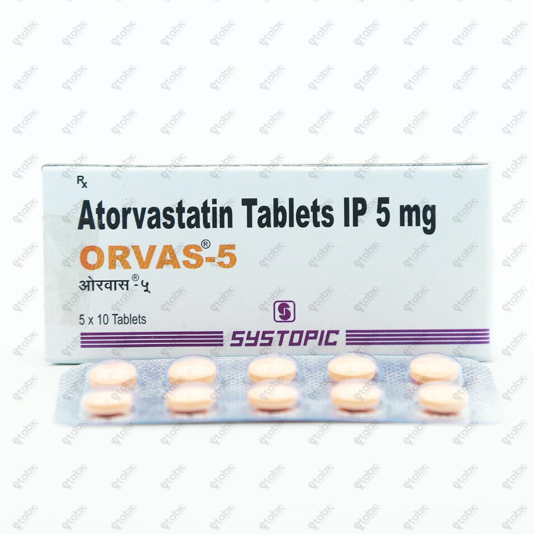Orvas 5mg Tablets 10's