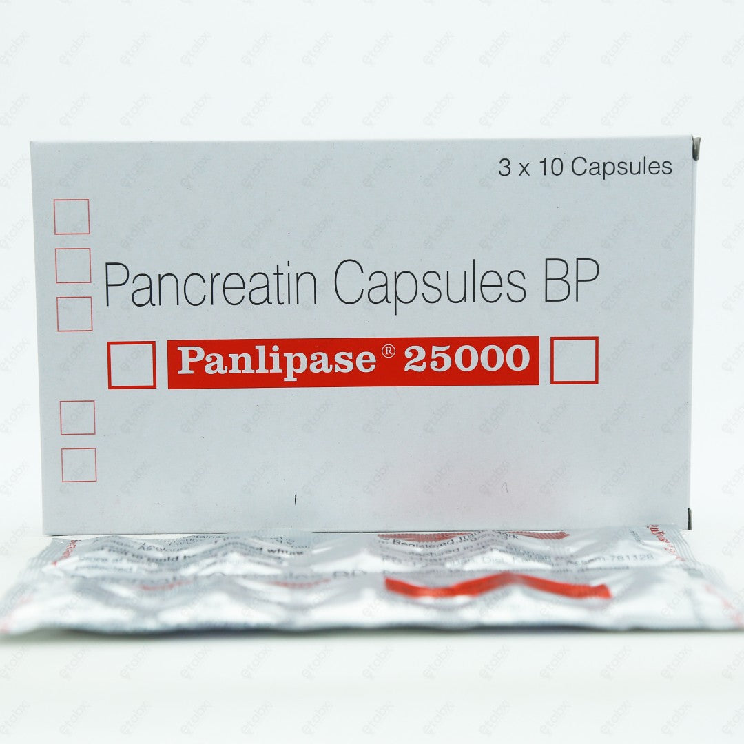 Panlipase 25000 Tablet 10's - Digestive Enzyme Supplement