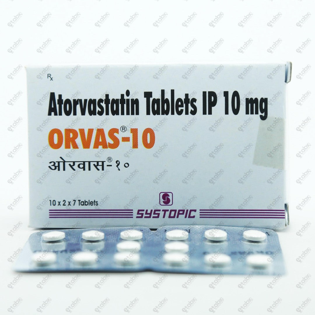 Orvas 10mg Tablet 14's
