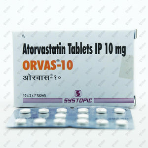 Orvas 10mg Tablet 14's