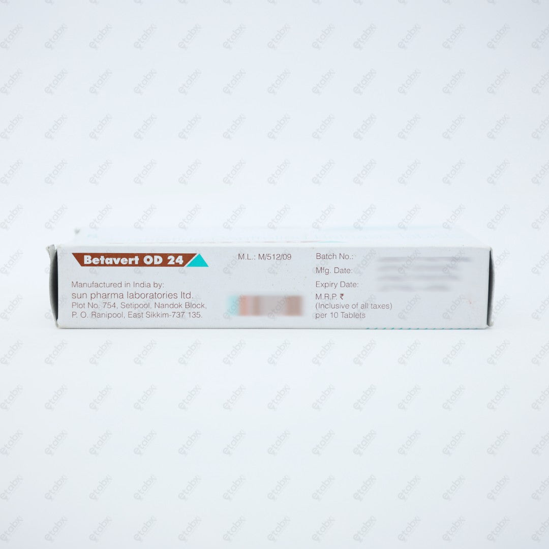 Betavert OD 24mg Tablets 10's