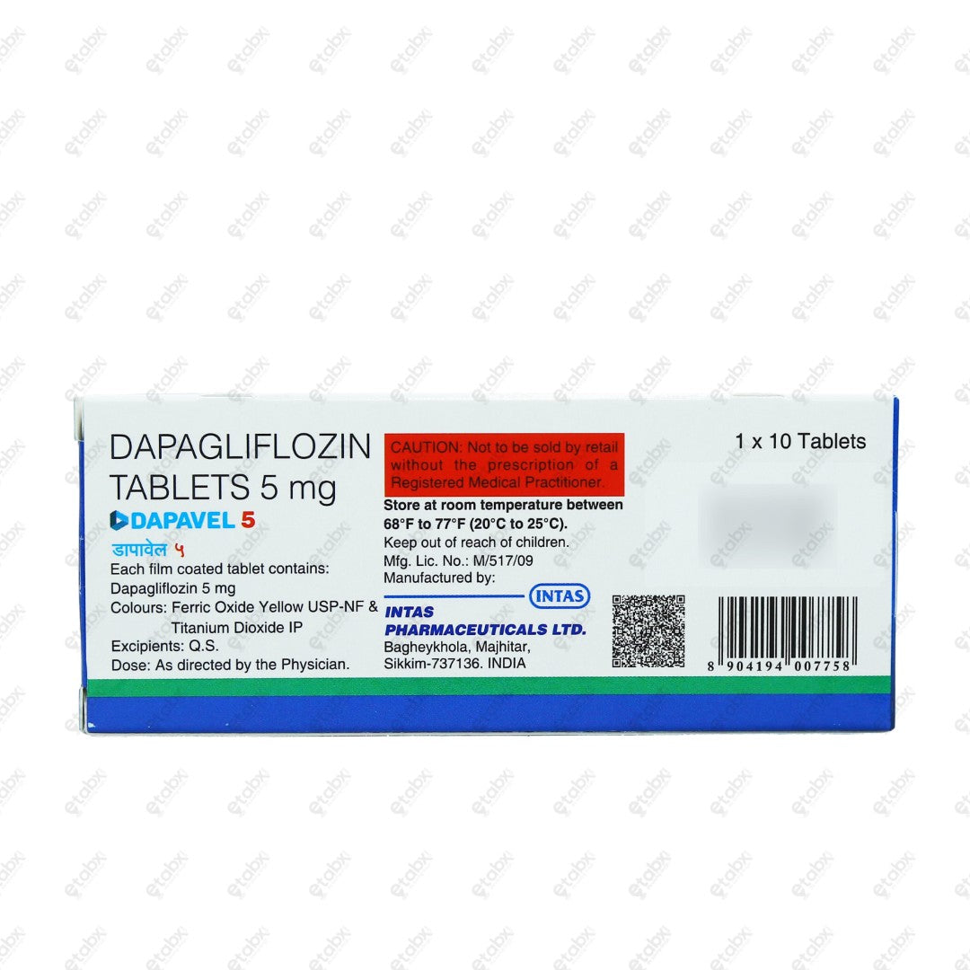 DAPAVEL 5mg Tablet 10