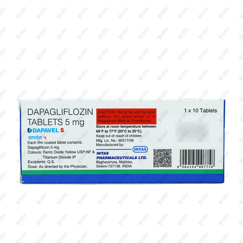 DAPAVEL 5mg Tablet 10
