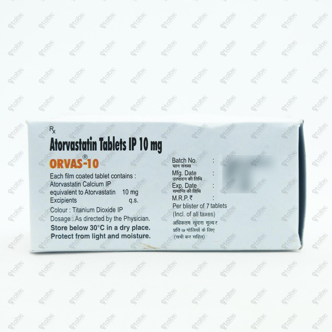 Orvas 10mg Tablet 14's